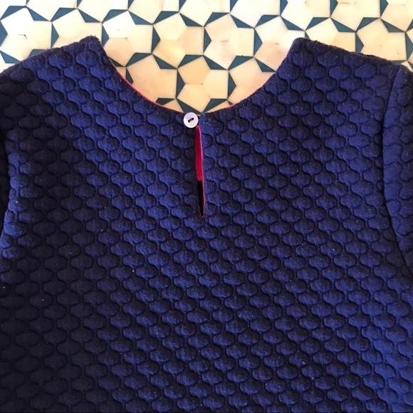 EGG by Susan Lazar Matching Quilted Navy Top/Skirt 5 - Picture 7 of 7